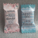 50 Balas Personalizadas Frases Clientes Com Logo