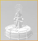 Action Figure Bloodborne Stl Hunter Sentado