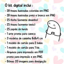 Kit Digital Florks Apaixonados Dia Dos Namorados Png Frases