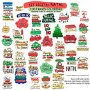 Estampas Pandoca Natal Png Sublimação Frases Coloridas