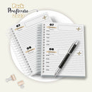 Agenda Artesão Masculina - Arquivo Digital