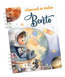 Arquivo Digital Caderneta Livro Do Bebê  Astronauta
