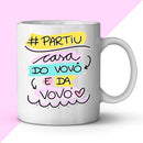 Estampas Canecas Avós Vovó Vovô Frases Coloridas Sublimação