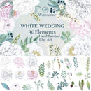 Kit Digital Floral Branco