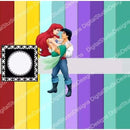 2 Kits A Pequena Sereia E O Principe Papel E Elementos+brind