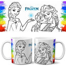 Pacote Artes Canecas Desenhos Colorir Mockups Sublimação