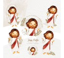 Arquivo Digital Santinhos Jesus Religião Católica Papelaria