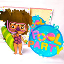 Arquivo De Corte Pool Party Menina