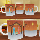 Natal - 05 Artes Em Corel E Pdf P/sublimação Canecas Cristãs