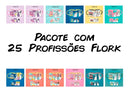 25 Artes Profissões Flork Para Canecas