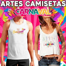 Estampas Carnaval Sublimação Camisetas Mockups Corel