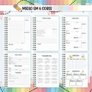 Agenda Escolar Colorida - Arquivo Digital