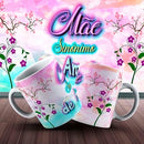 Estampas Mães Canecas Editáveis Mockups