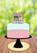 Topo De Bolo Você Me Completa - Arquivo Digital