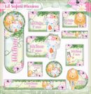 kit completo arquivo  pdf png encadernaçao sublimaçao - SAFÁRI MENINA