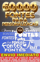 60.000 Fontes Para Personalização De Papelaria Personalizada