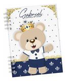 Arquivo Digital Caderneta E Livro Do Bebe Ursinho Realeza