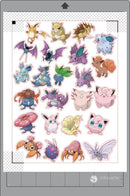 931 Pokémons - Para Imprimir, Silhouete Studio