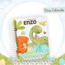 Encadernação Baby Dino Colorido - Arquivo Digital