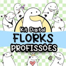 Kit Digital Flork Profissões Lt4 Completo Arquivo Png