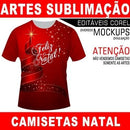 Artes Prontas Camisetas Natal Vetores Sublimação Total Corel