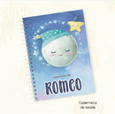 Arquivo Digital Capa De Caderneta Vacina Lua Baby Azul Zip