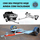 Projeto Carretinha Reboque Para Carro Asa Delta Modelo Novo