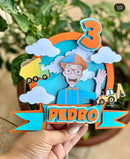 Arquivo De Corte Topo De Bolo Blippi - Studio