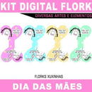 Kit Digital Artes Estampas Dia Das Mães Flork Mockups
