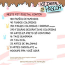 Estampas Png Pandoca Kit Digital Sublimação Páscoa