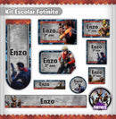 kit etiqueta escolar PATRULHA CANINA