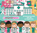 Kit Digital Dia Do Médico Scrapbook