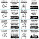 Pack Estampas Flork Profissões Sublimação Artes Canecas