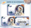 Arquivo Digital Caderneta Livro Do Bebê  Astronauta