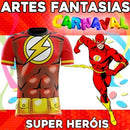 Estampas Carnaval Camisetas Fantasias Super Heróis Mockups
