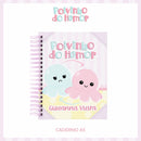Encadernação Escolar Polvo Do Humor Menina - Arquivo Digital