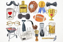 Kit Digital Aquarela Pais Ilustrações Cliparts Png