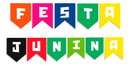 Alfabeto Em Bandeirinhas Festa Junina - Pdf Para Imprimir