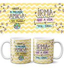 Estampas Frases Pandoca Amizades Amigos Sublimação Canecas