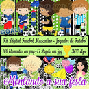 Kit Digital Futebol Masculino - Jogador De Futebol