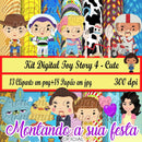 Kit Digital Toy Story 4 - Cute