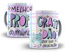 Artes Sublimação Caneca Dia Dos Professores Editável Corel