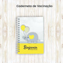 Arquivo Digital Capas Caderneta De Vacina Elefante Amarelo E