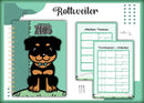 Caderneta Vacina Pet Rottweiler Macho - Arquivo Digital