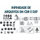 Pacote +de 500 Vetor Natal Guirlanda Enfeites Corte Cnc Mdf