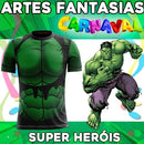 Estampas Carnaval Camisetas Fantasias Super Heróis Mockups