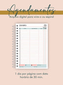 Arquivo Digital Agendamentos Combo A5 30/30m 1h/1h 44 Capas