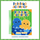 Encadernação Escolar Polvo Do Humor Menino - Arquivo Digital