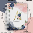 Arquivos P/ Capas Alfabeto Floral Azul E Verde