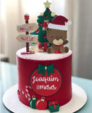 Arquivo De Corte Topo De Bolo Natal Ursinho 1 Camadas